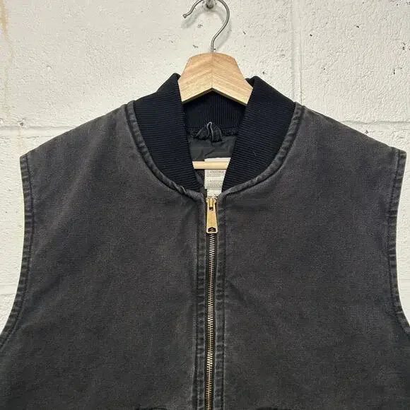 Vintage Carhartt Quilted Canvas Artic Vest “Onyx” V02 ONX - Picture 5 of 9